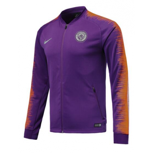 Manchester City 18/19 Training Jacket Purple